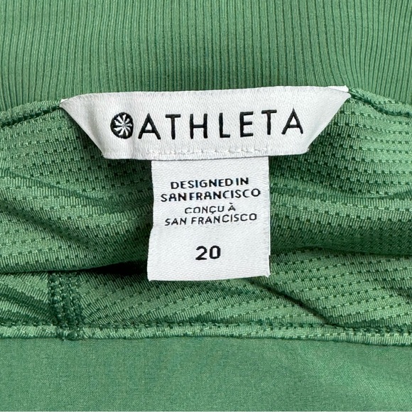 Athleta Brooklyn Skort Mid Rise 16 Color Green Size 20 Tennis Pickleball - Picture 8 of 11